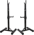 ZENY Pair of Adjustable Barbell Rack Stand Squat Bench Press Home GYM Weightlifting Fitness Exercise