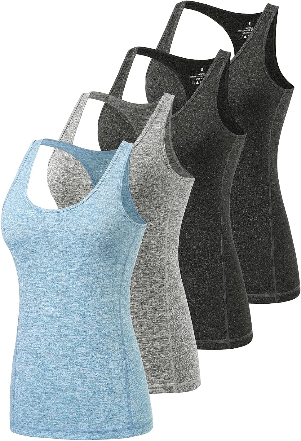 Women Racerback Athletic Tanks - Divine Delusions 