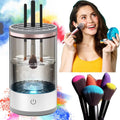 Electric , Cosmetic Brush Cleaner, Automatic Spinning  for All Size Makeup Brush, Gift for Women Wife Friend