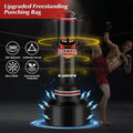 Punching Bag with Stand Adult 70”- Freestanding Heavy Boxing Punching Bag with Boxing Gloves and Electric Air Pump, Women Men Stand Kickboxing Bags for Training MMA Muay Thai Fitness Beginners