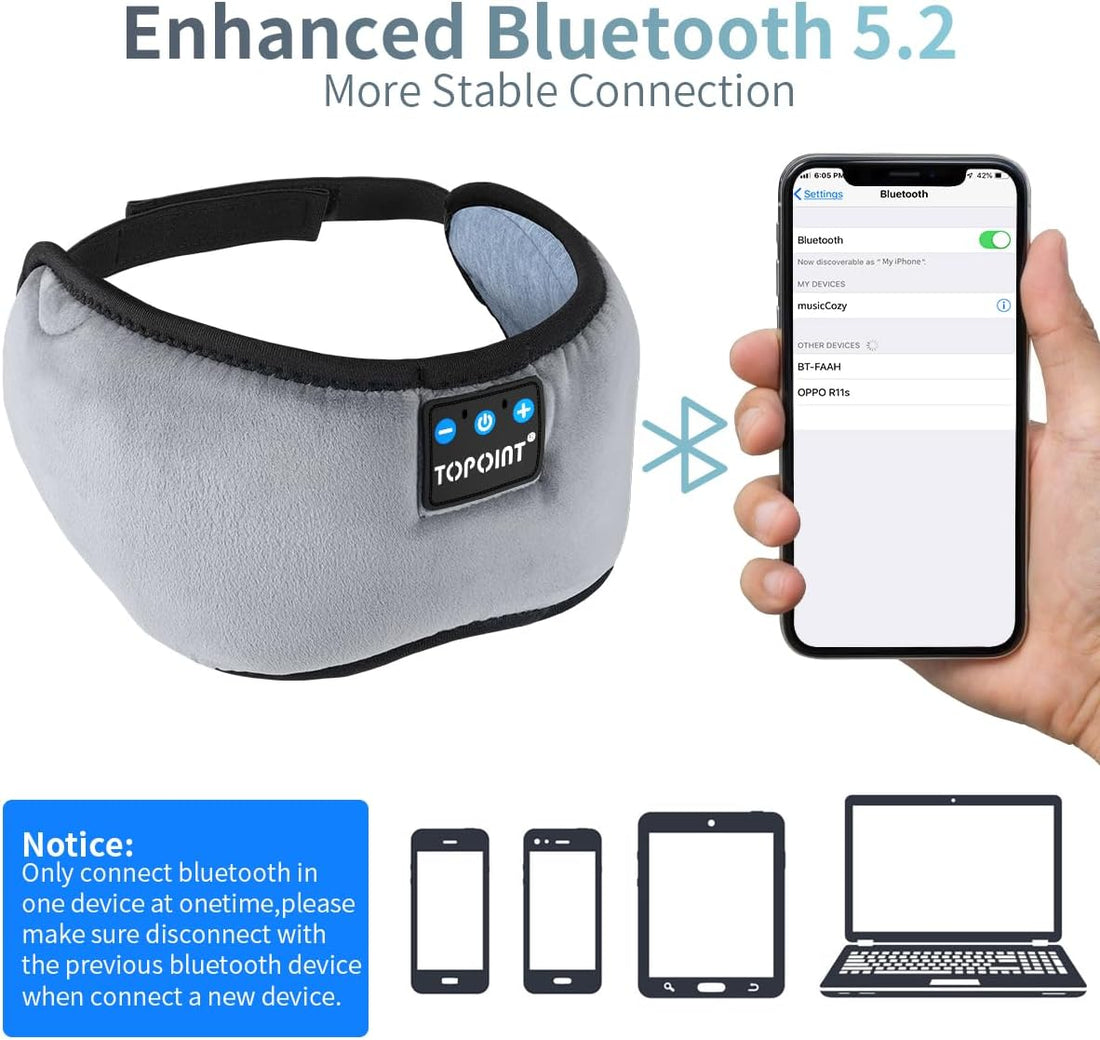 Bluetooth Sleep Eye Mask Wireless - Divine Delusions 