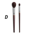 Cosmetic 2/6 Pcs Makeup Eye Shadow Brush Set Goat Hair Tool Ultra Soft Make up Tapered Blender Diffuse Kit Cut Crease Brush