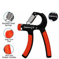 Hand Grip Strength Power Trainer Gripper Strengthener Adjustable Gym Exerciser